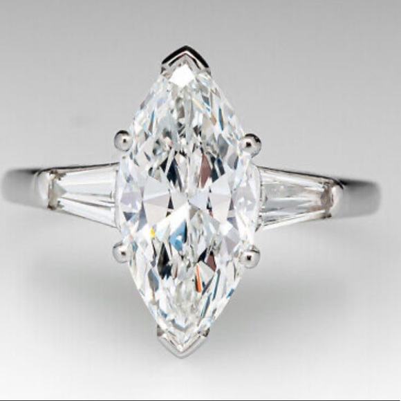 NWT GORGEOUS 925 sterling silver diamond 💍 ring - Picture 5 of 7